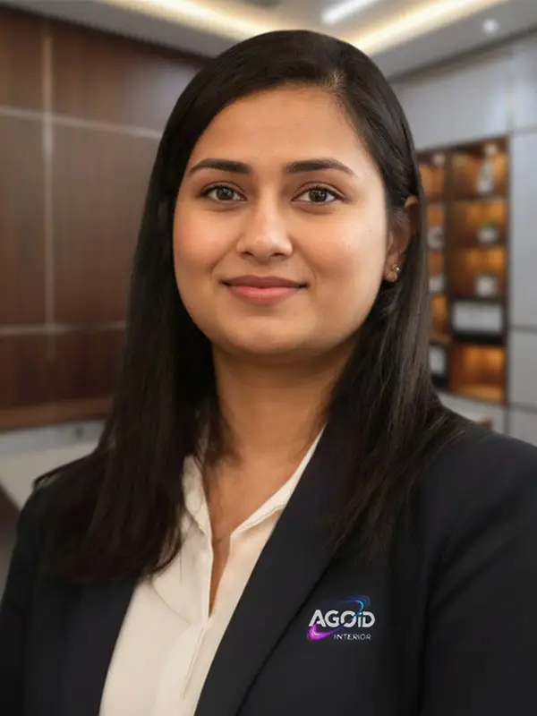 Priya Sharma, Lead Interior Architect creating bespoke designs at AGOID Kolkata